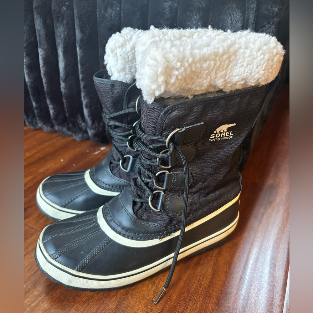Sorel Black Waterproof Boots